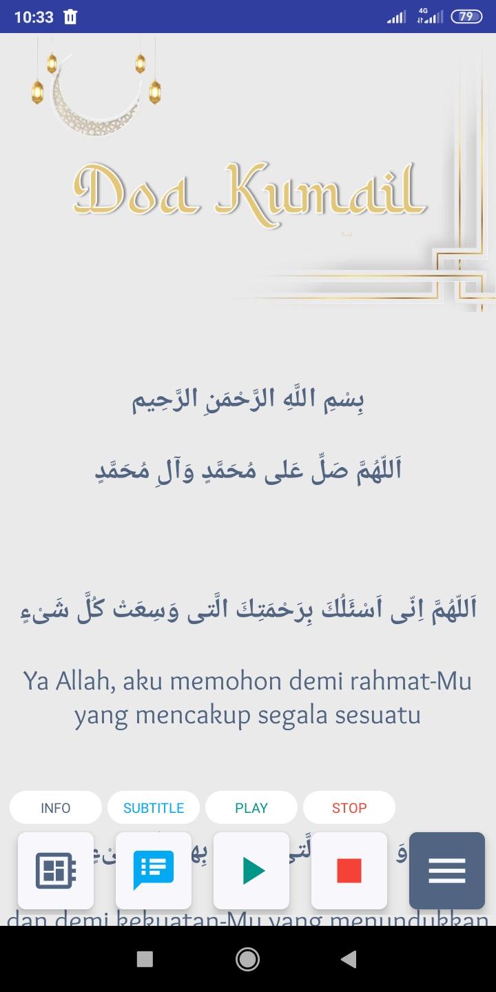 Detail Buku Doa Kumail Nomer 24