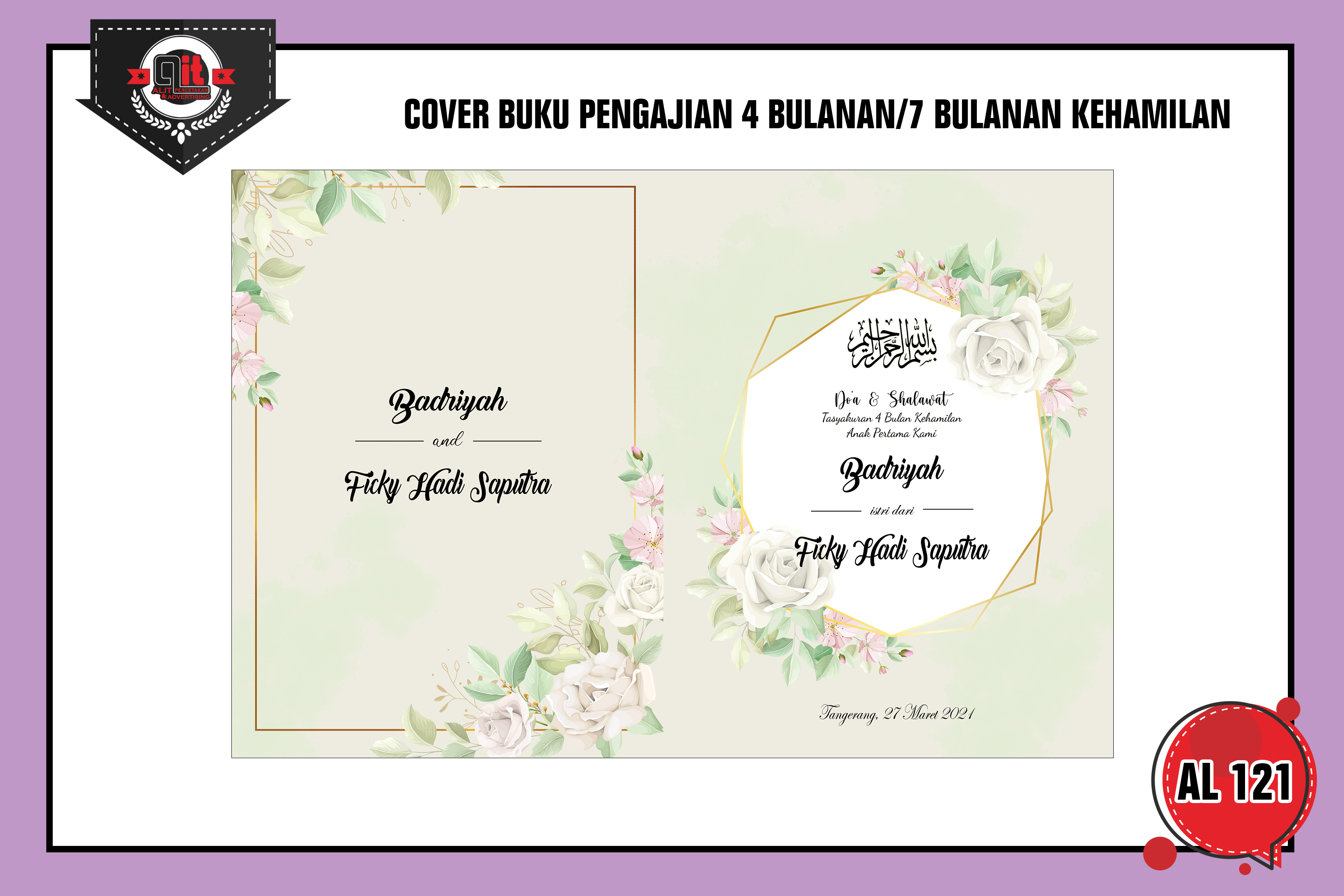 Detail Buku Doa Tasyakuran 4 Bulanan Nomer 10