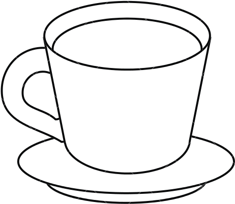 Detail Cup Drawing Nomer 25