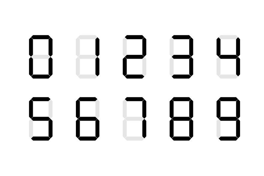 Detail Digital Clock Font Nomer 2