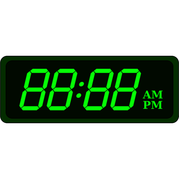 Detail Digital Clock Font Nomer 17