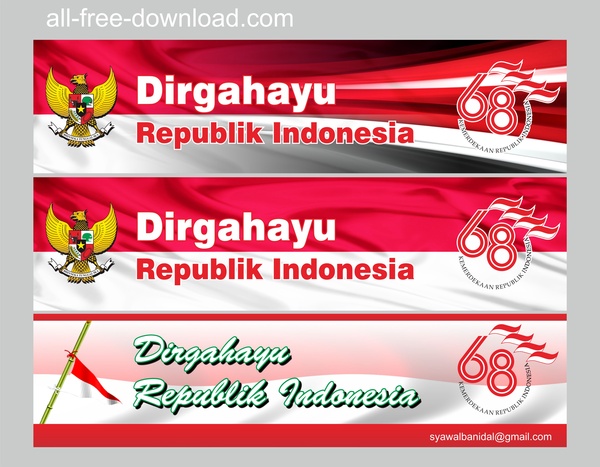 Download Download Logo Dan Banner Hut Ri Nomer 19