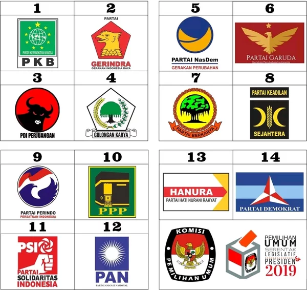 Detail Download Logo Dan Nomor Urut Partai Peserta Pemilu 2019 Nomer 23