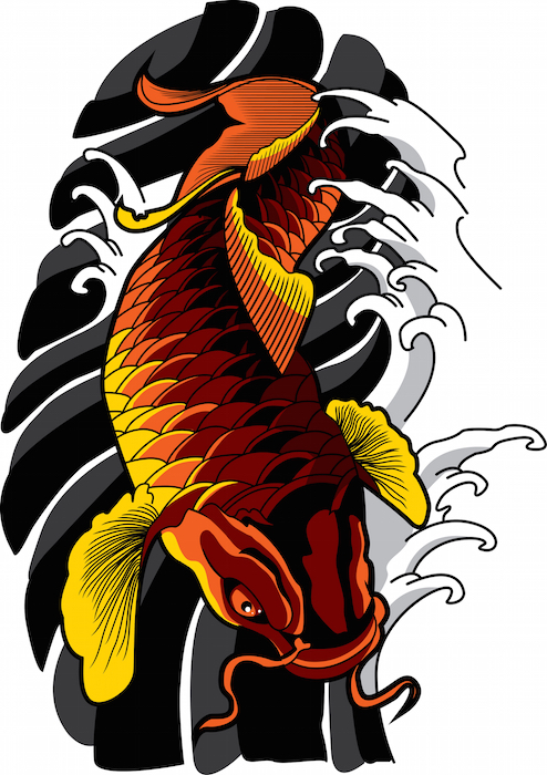 Detail Koi Fisch Tattoo Nomer 20