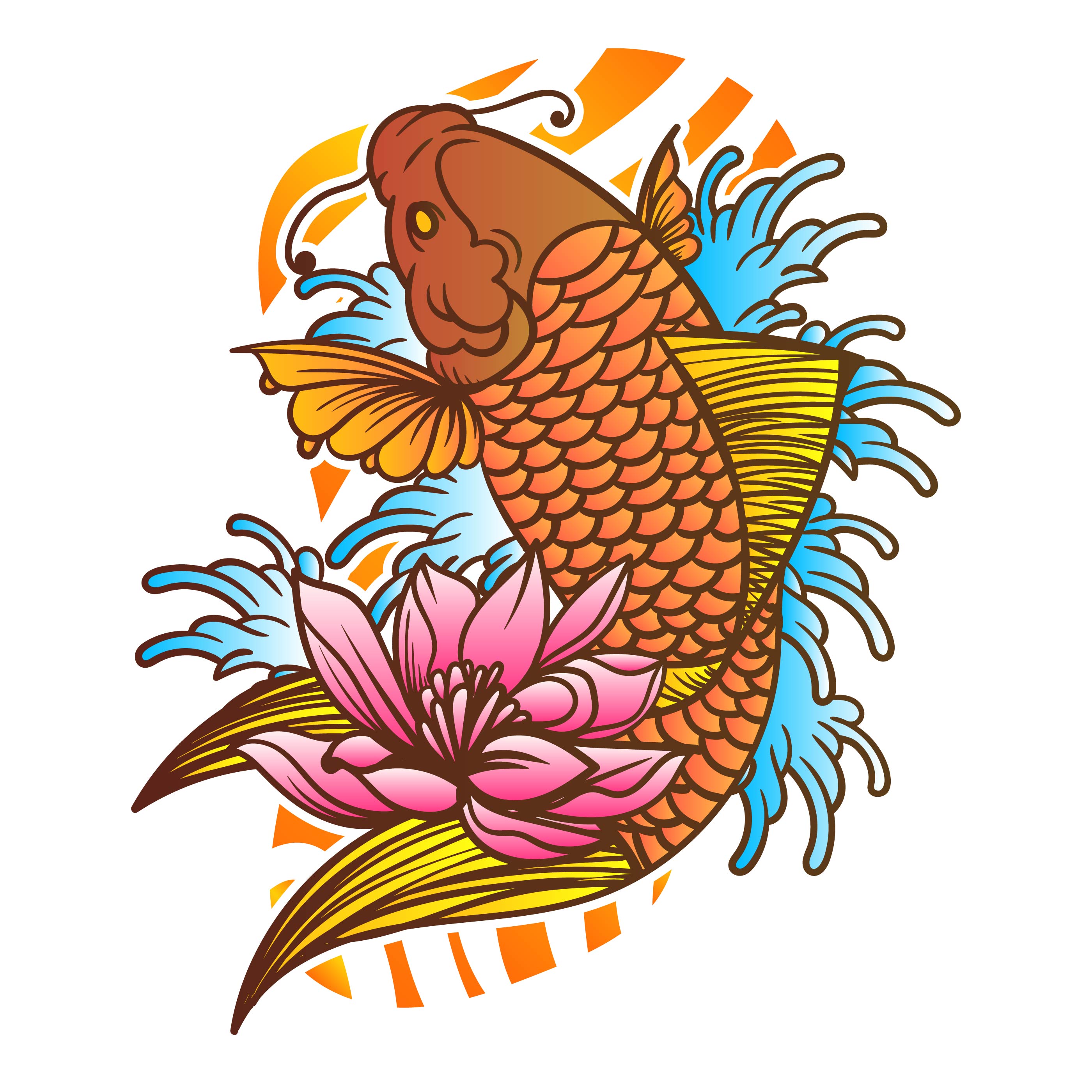 Detail Koi Fisch Tattoo Nomer 3