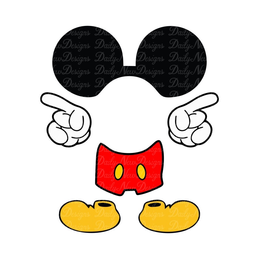 Detail Mickey Mouse Body Nomer 9