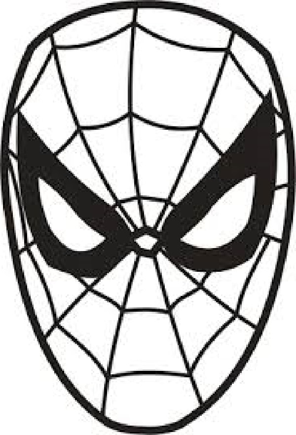 Detail Spiderman Clipart Black And White Nomer 2