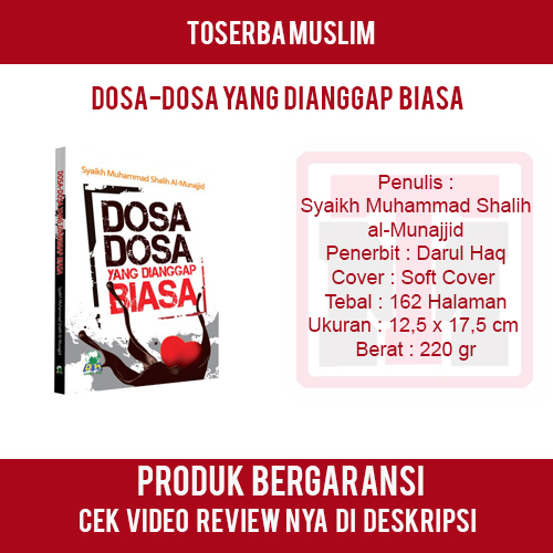 Detail Buku Dosa Dosa Yang Dianggap Biasa Nomer 44