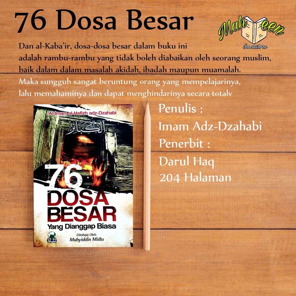 Detail Buku Dosa Dosa Yang Dianggap Biasa Nomer 45