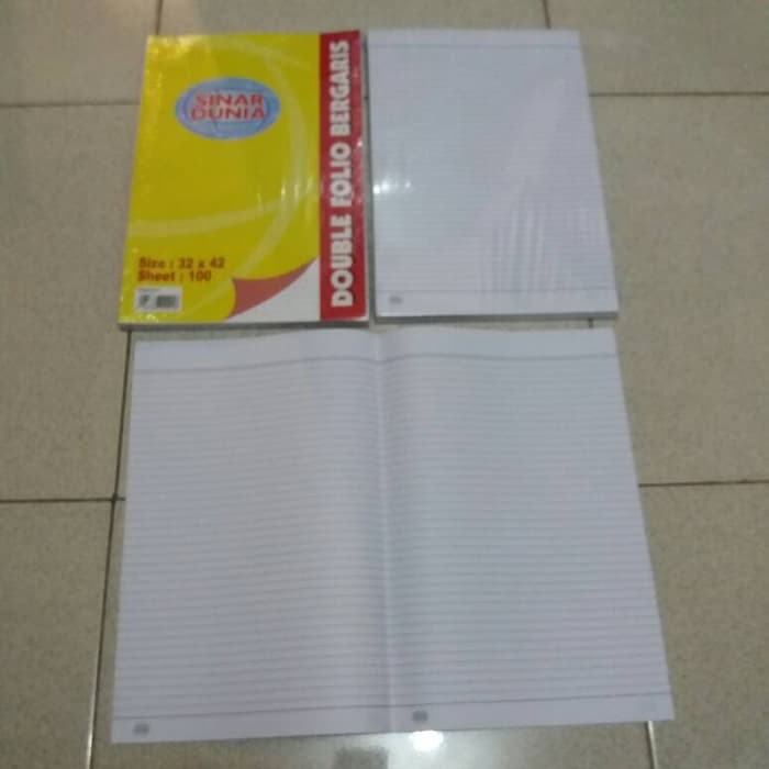 Detail Buku Double Folio Besar Nomer 44