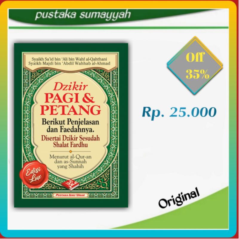 Detail Buku Dzikir Pagi Petang Pustaka Ibnu Umar Nomer 27