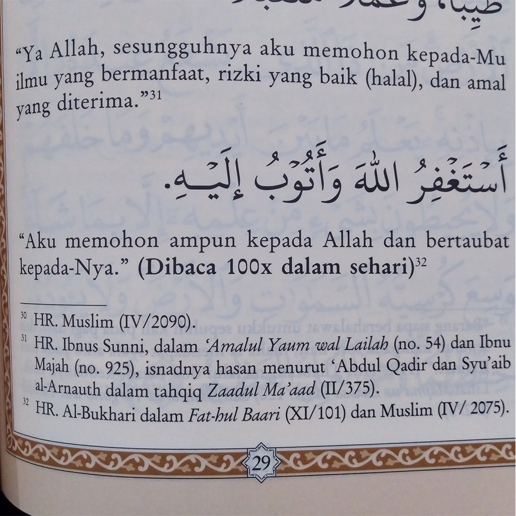 Detail Buku Dzikir Pagi Petang Pustaka Ibnu Umar Nomer 53