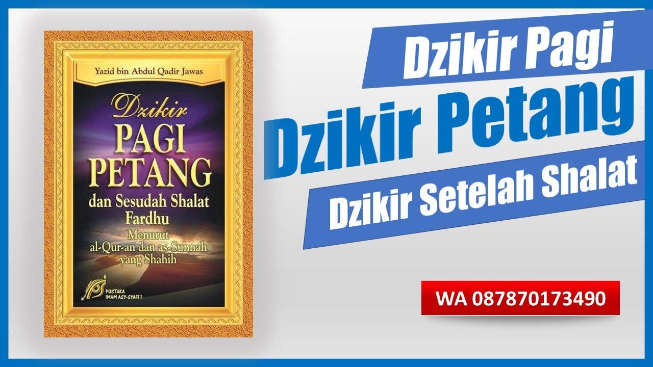 Detail Buku Dzikir Pagi Petang Ustadz Yazid Nomer 34