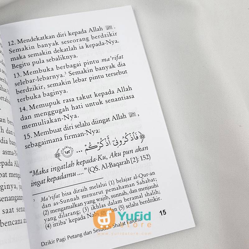 Detail Buku Dzikir Pagi Petang Ustadz Yazid Nomer 46
