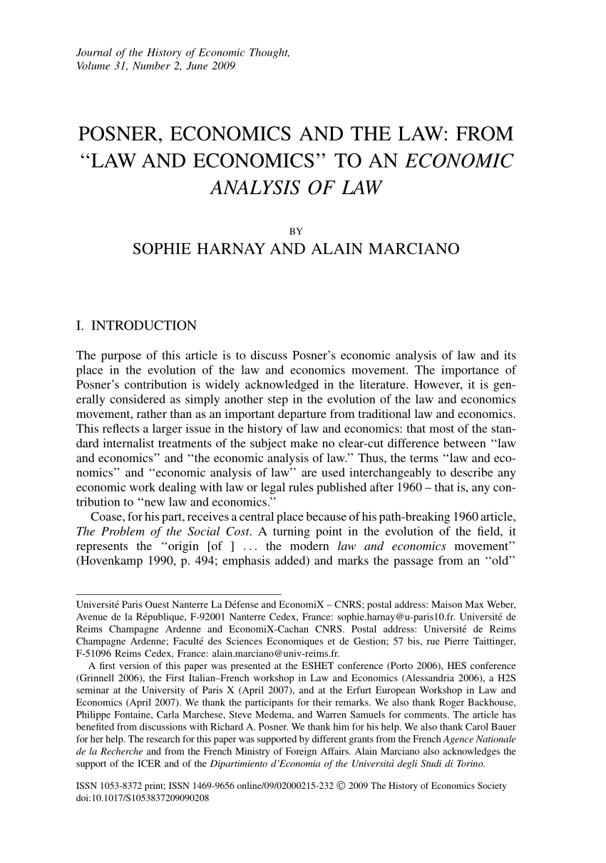 Detail Buku Economic Analysis Of Law Nomer 20