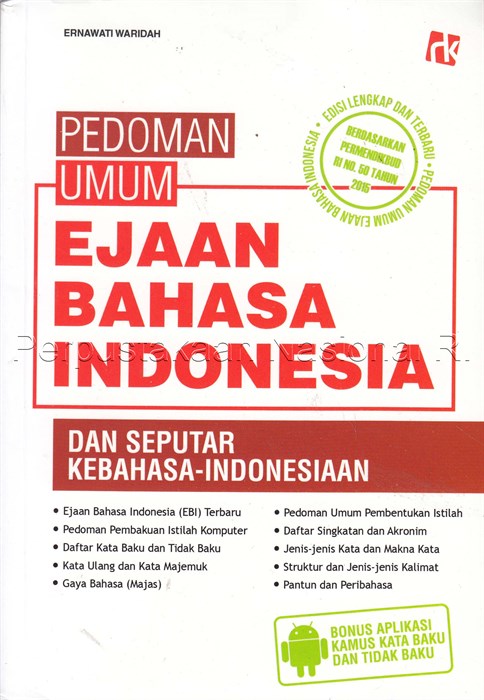 Detail Buku Ejaan Bahasa Indonesia Nomer 9