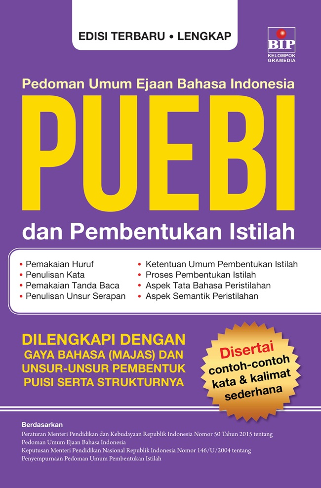 Detail Buku Ejaan Bahasa Indonesia Nomer 18