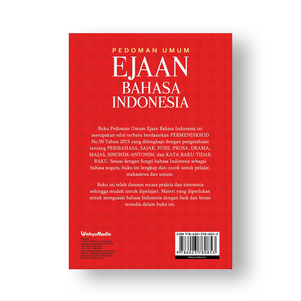 Detail Buku Ejaan Bahasa Indonesia Nomer 47
