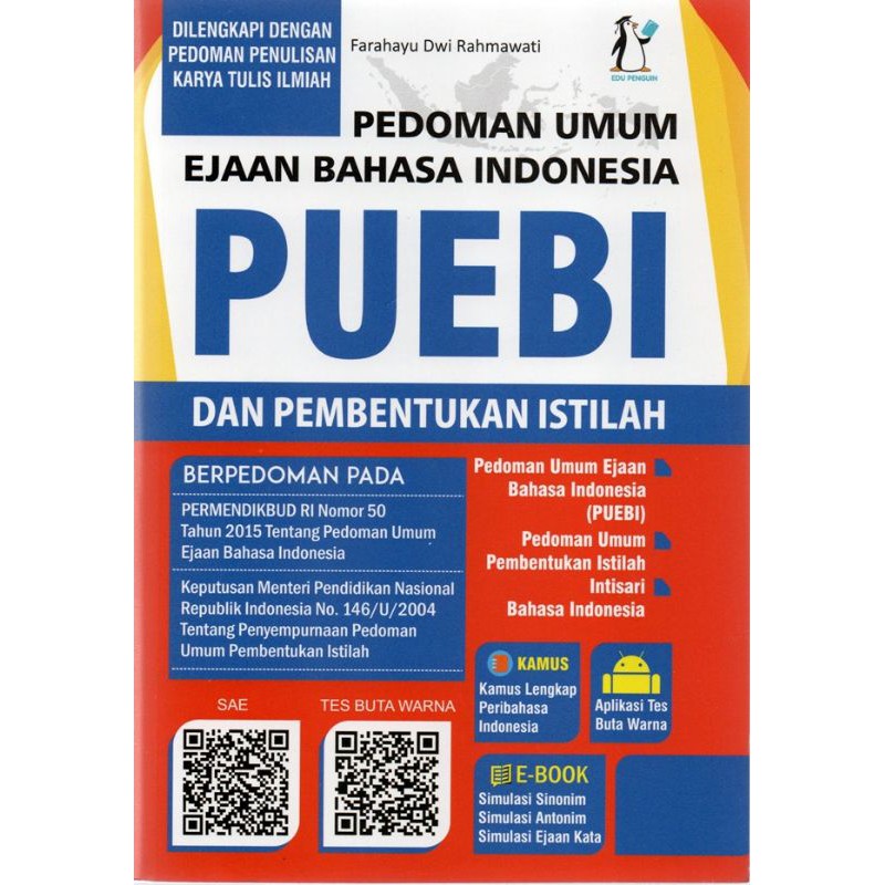 Detail Buku Ejaan Bahasa Indonesia Nomer 7