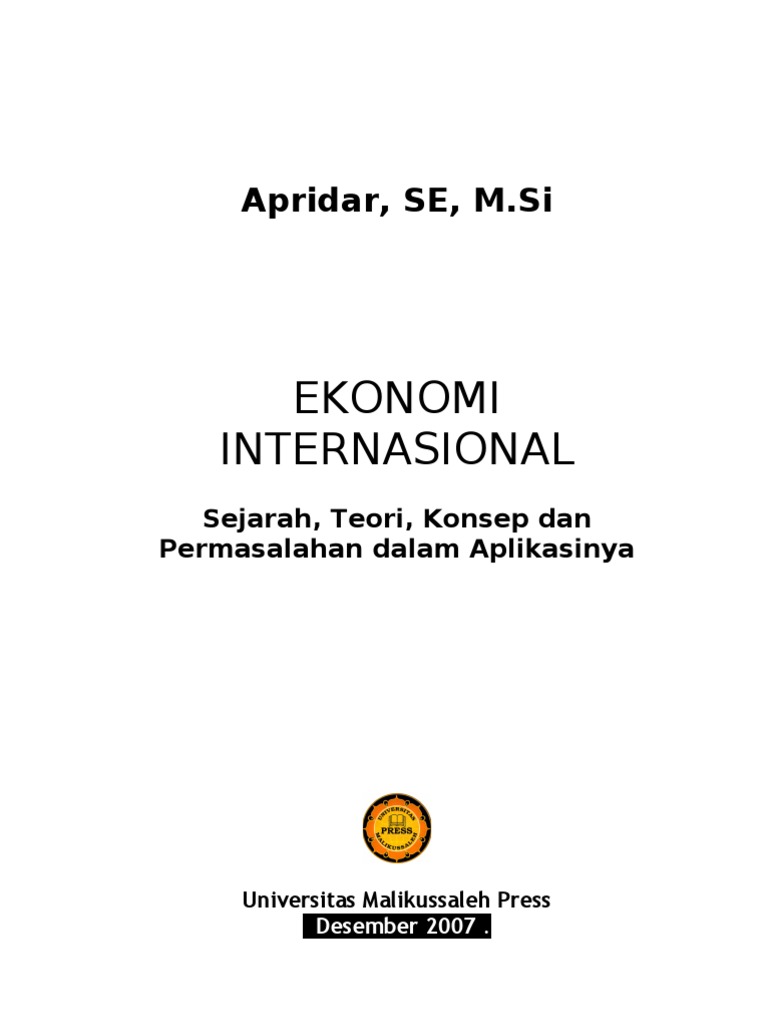 Detail Buku Ekonomi Internasional Nomer 18