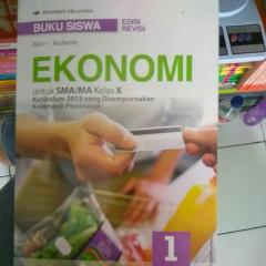 Detail Buku Ekonomi Kelas 10 Yudhistira Nomer 36