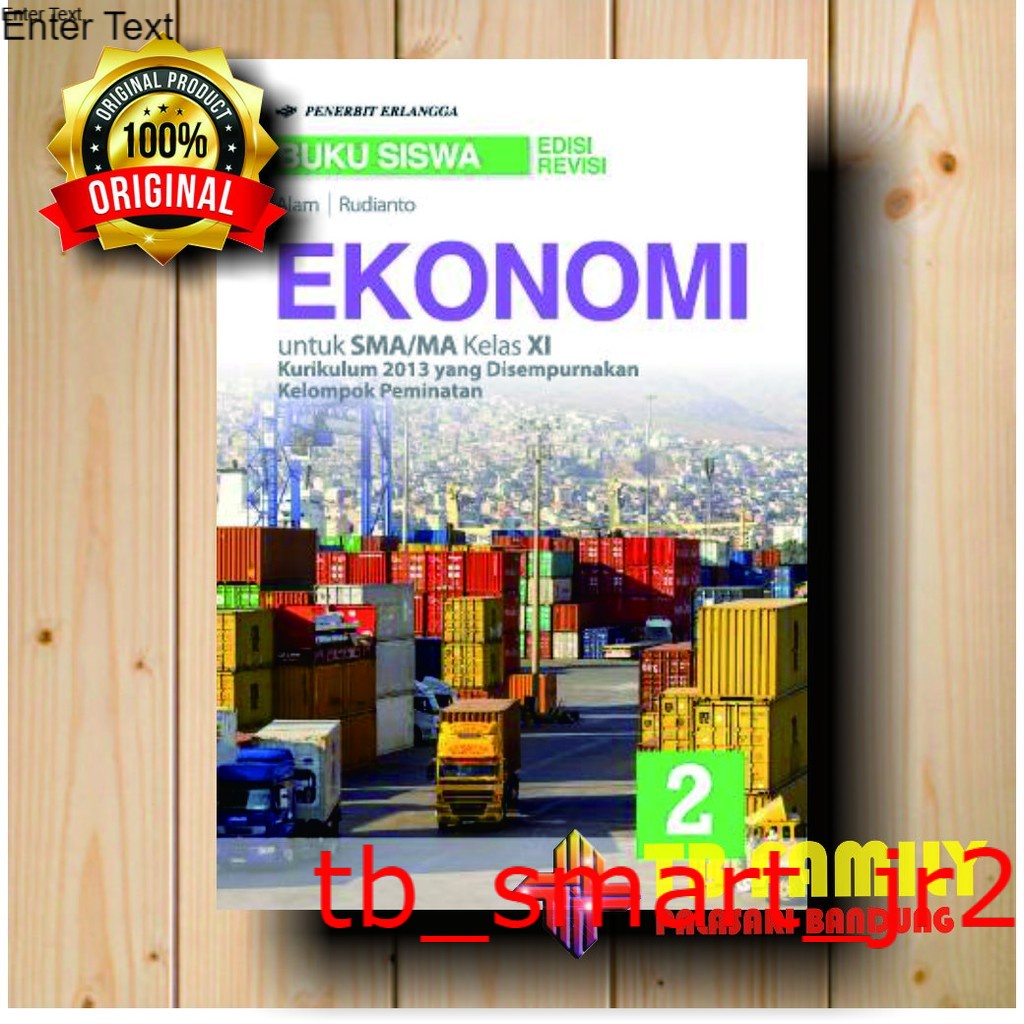 Detail Buku Ekonomi Kelas 11 Penerbit Erlangga Nomer 19