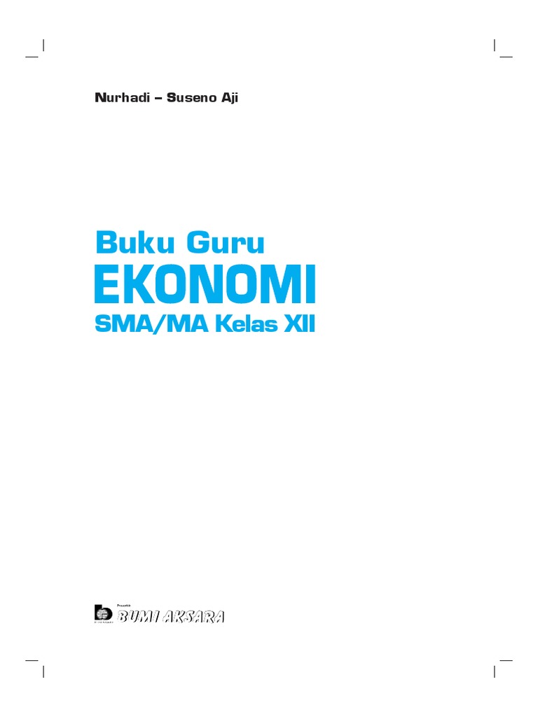 Detail Buku Ekonomi Kelas 12 Kurikulum 2013 Revisi Nomer 32