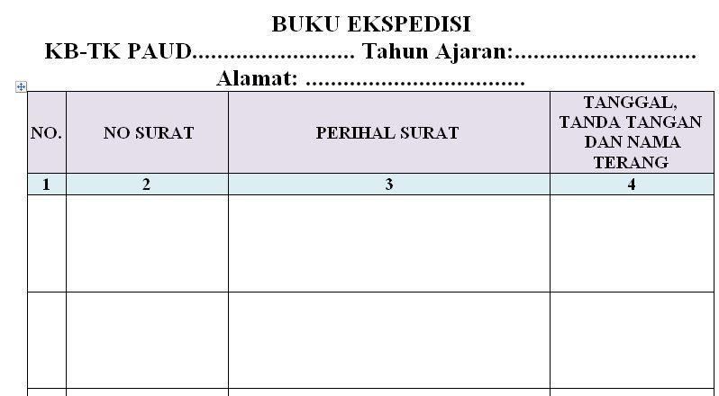 Detail Buku Ekspedisi Adalah Nomer 4