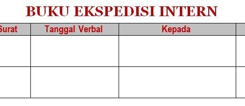 Detail Buku Ekspedisi Ekstern Nomer 2