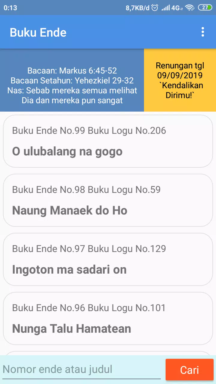 Detail Buku Ende 45 Nomer 8