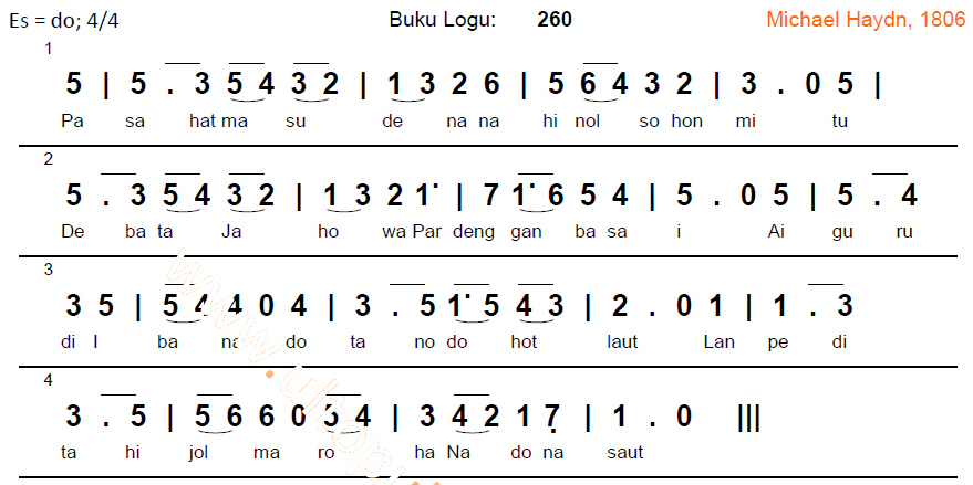 Detail Buku Ende Hkbp Dengan Not Angka Nomer 23