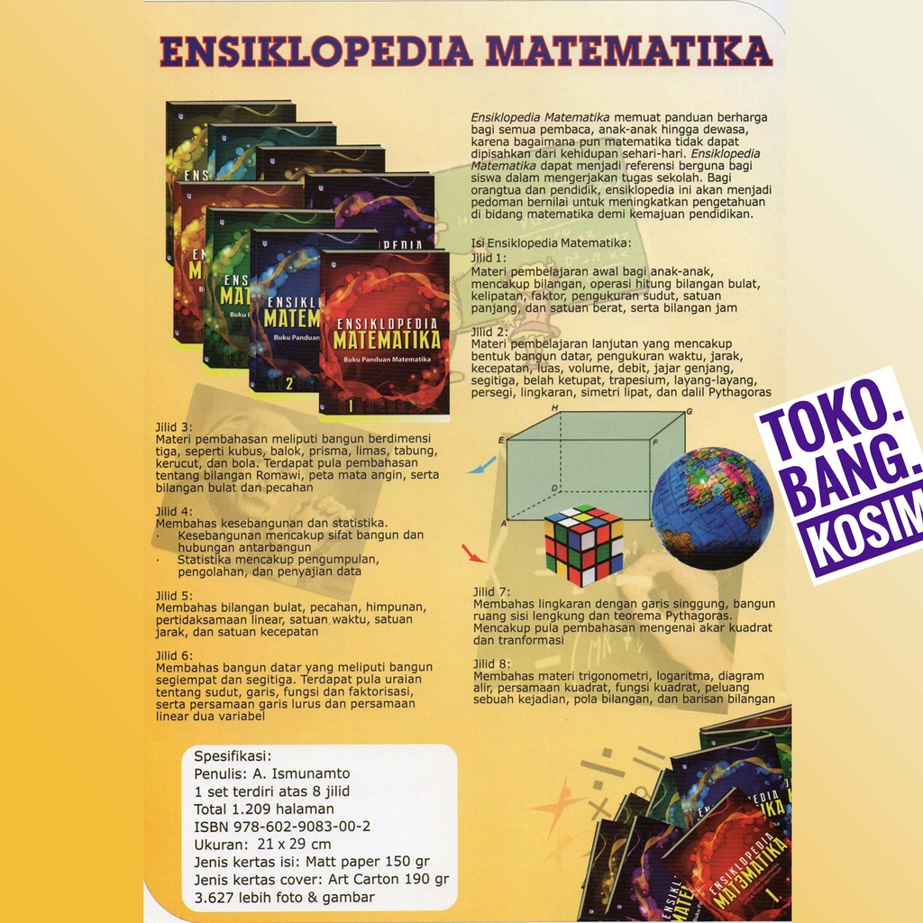 Detail Buku Ensiklopedia Matematika Nomer 9