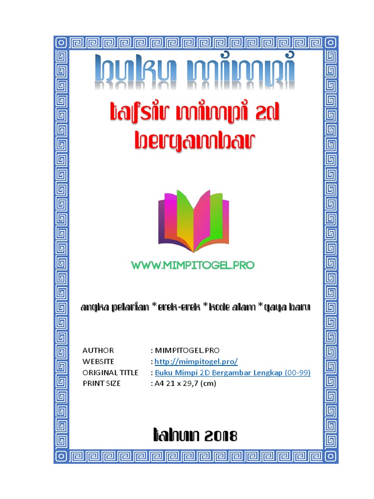 Detail Buku Erek Erek 2d Bergambar Nomer 26