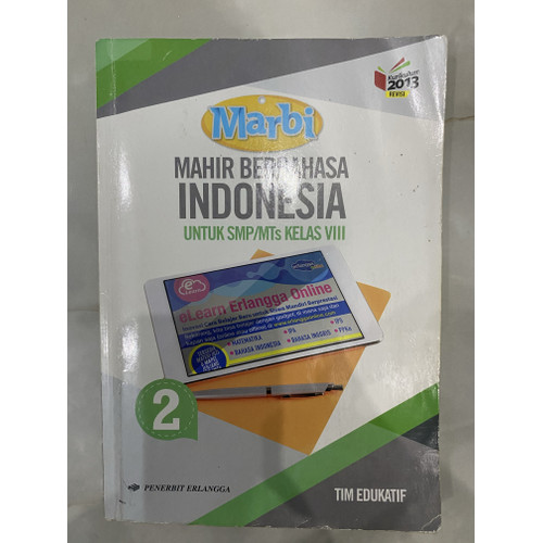 Detail Buku Erlangga Bahasa Indonesia Kelas 8 Kurikulum 2013 Nomer 53