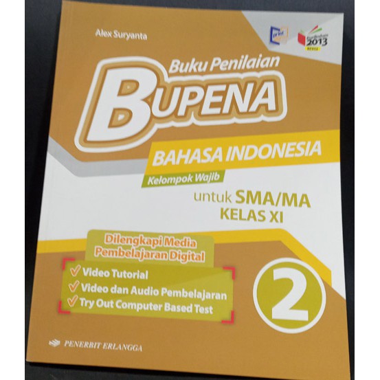 Detail Buku Erlangga Kelas 11 Bahasa Indonesia Nomer 26