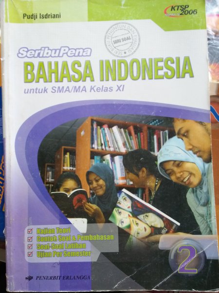 Detail Buku Erlangga Kelas 11 Bahasa Indonesia Nomer 27