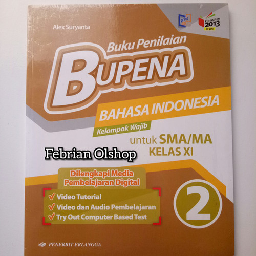 Detail Buku Erlangga Kelas 11 Bahasa Indonesia Nomer 28