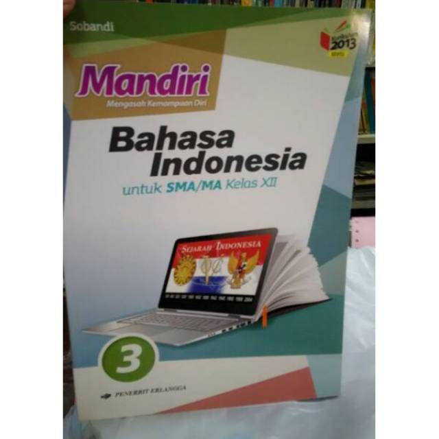 Detail Buku Erlangga Kelas 12 Bahasa Indonesia Nomer 12