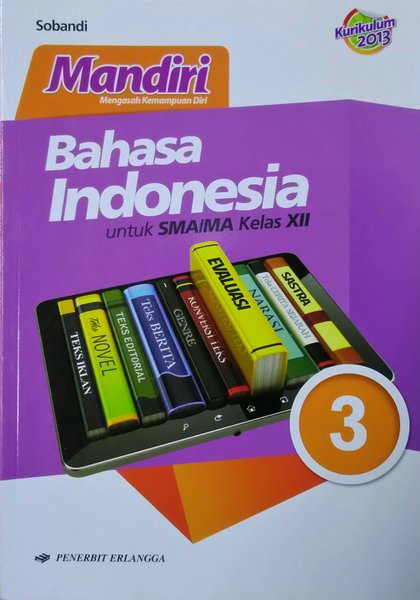 Detail Buku Erlangga Kelas 12 Bahasa Indonesia Nomer 24