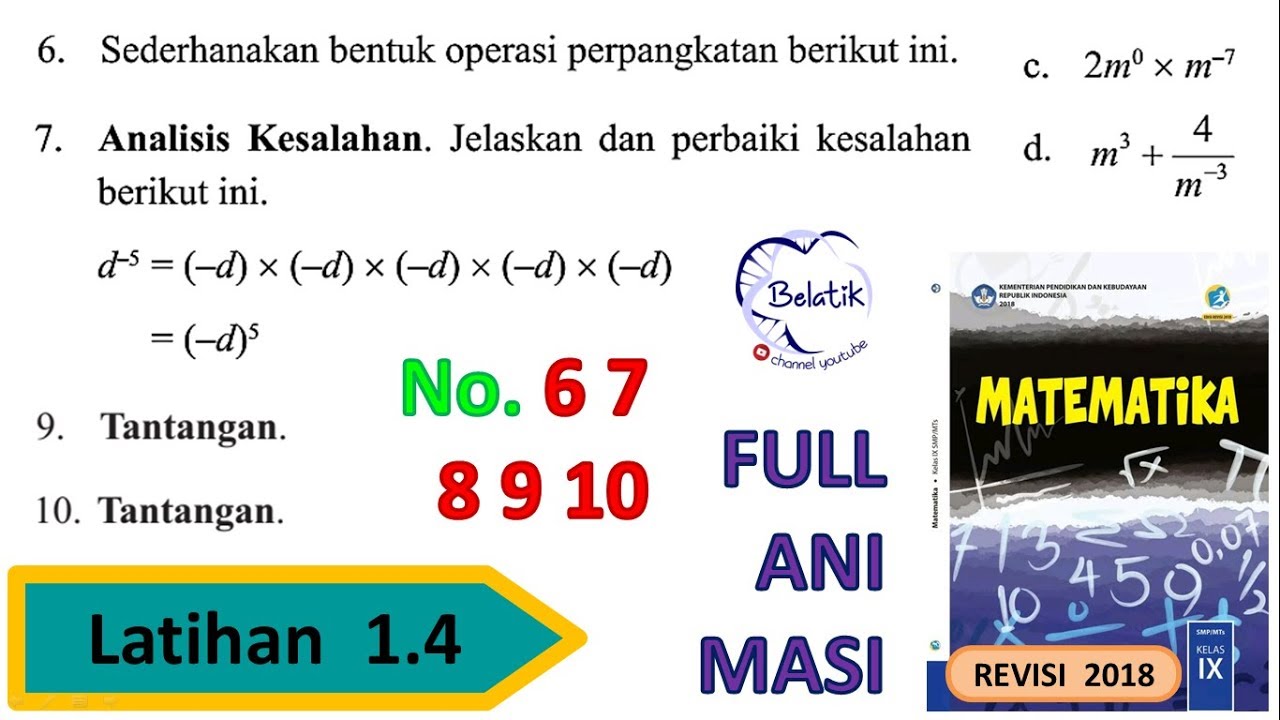 Detail Buku Erlangga Kelas 9 Nomer 49