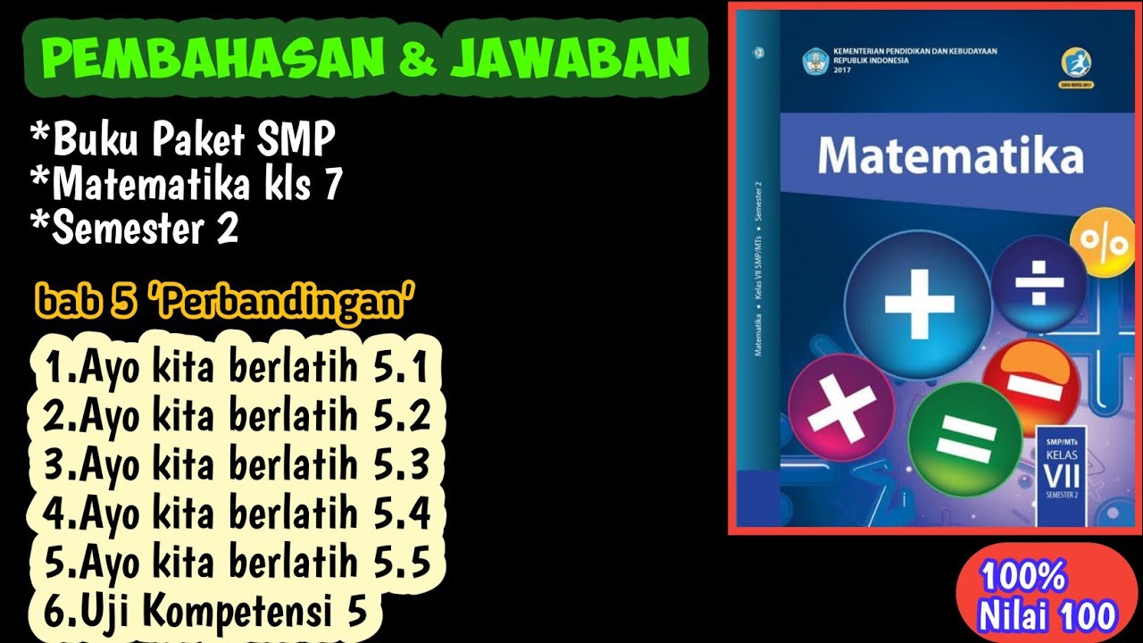 Detail Buku Erlangga Matematika Kelas 7 Semester 2 Nomer 22