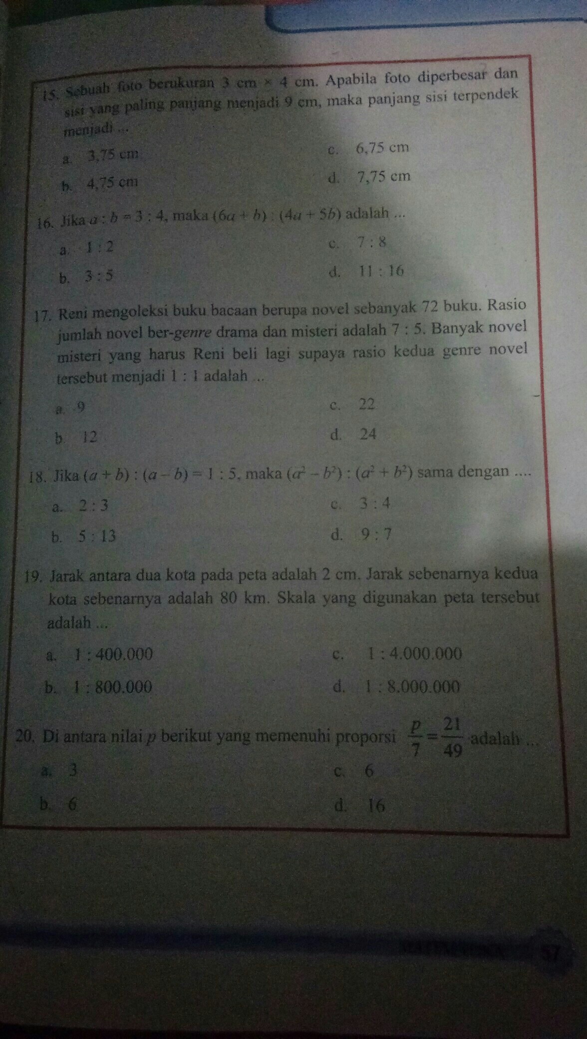 Detail Buku Erlangga Matematika Kelas 7 Semester 2 Nomer 25