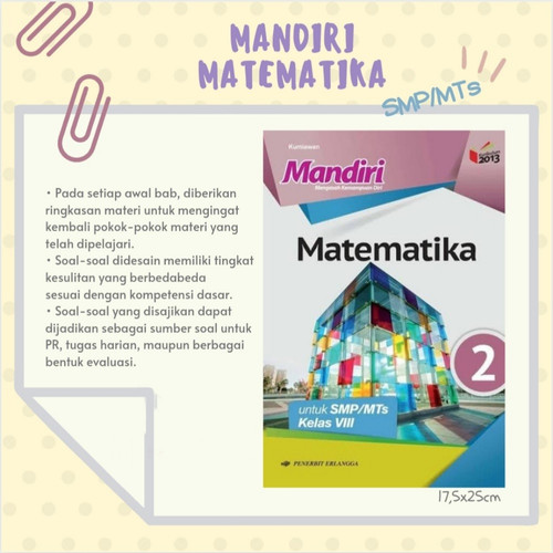 Detail Buku Erlangga Smp Kelas 8 Matematika Nomer 27