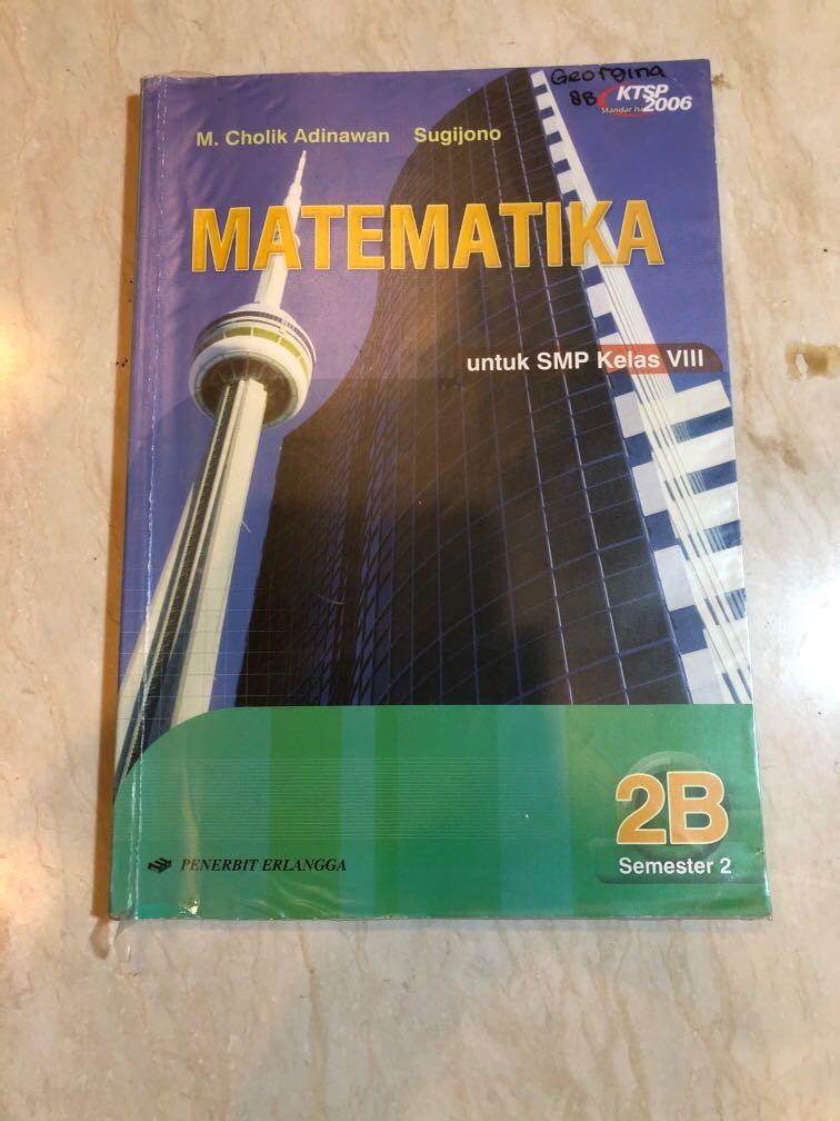 Detail Buku Erlangga Smp Kelas 8 Matematika Nomer 54