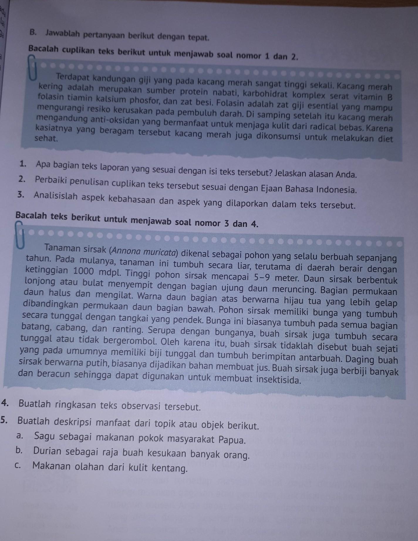 Detail Buku Esps Bahasa Indonesia Kelas 6 Nomer 33