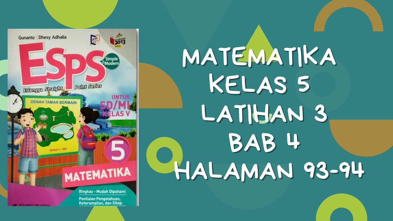 Detail Buku Esps Matematika Kelas 5 Nomer 39