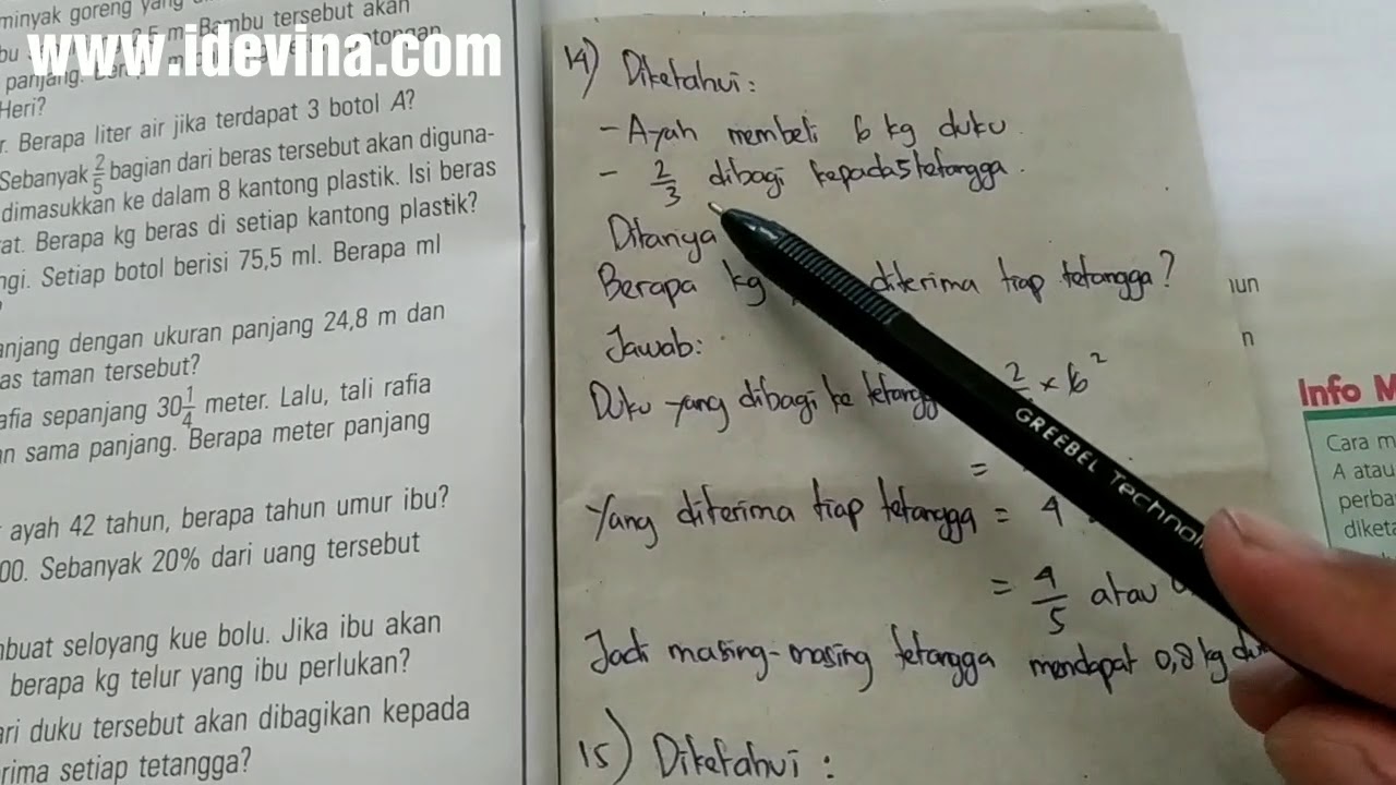 Detail Buku Esps Matematika Kelas 5 Nomer 47