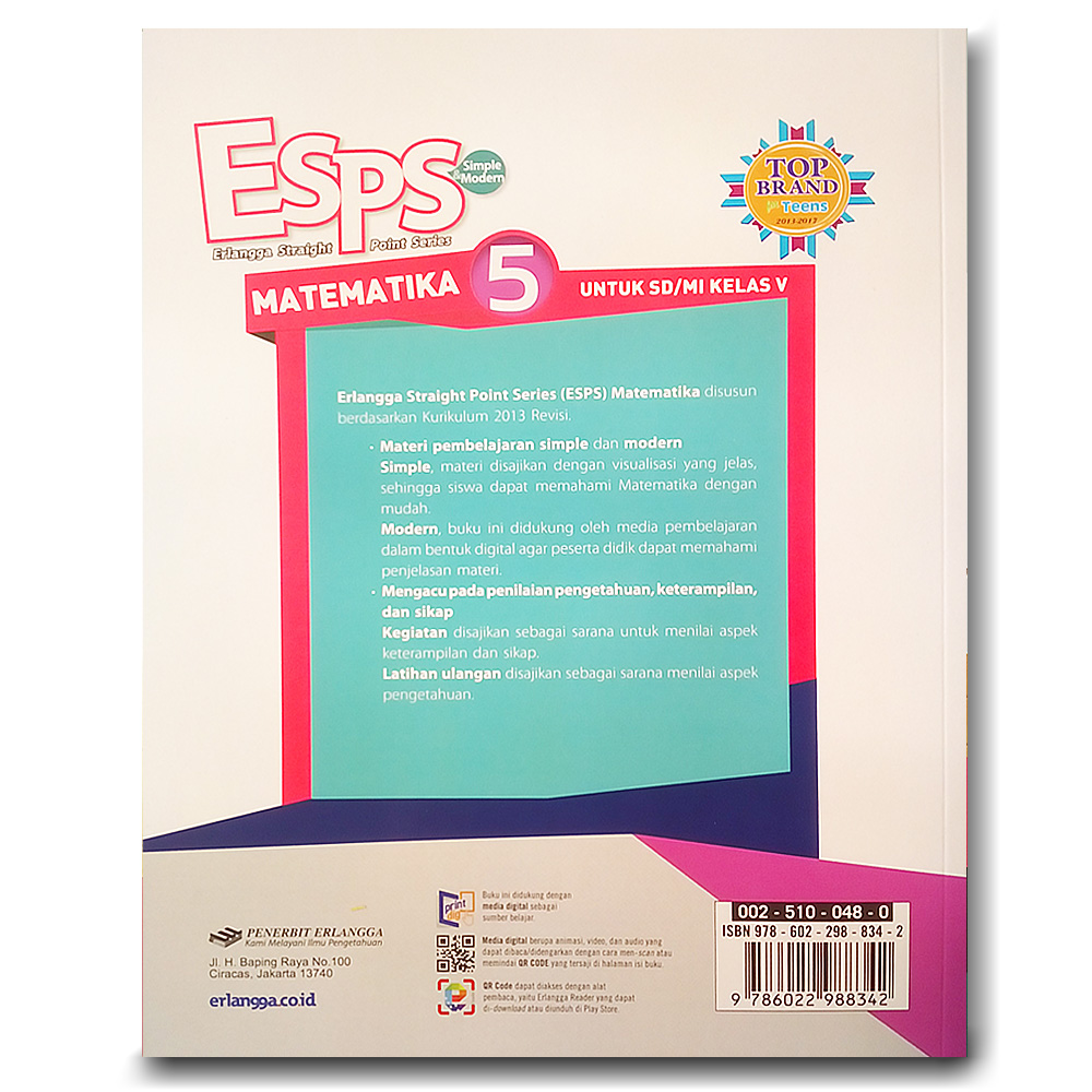 Detail Buku Esps Matematika Kelas 5 Nomer 52