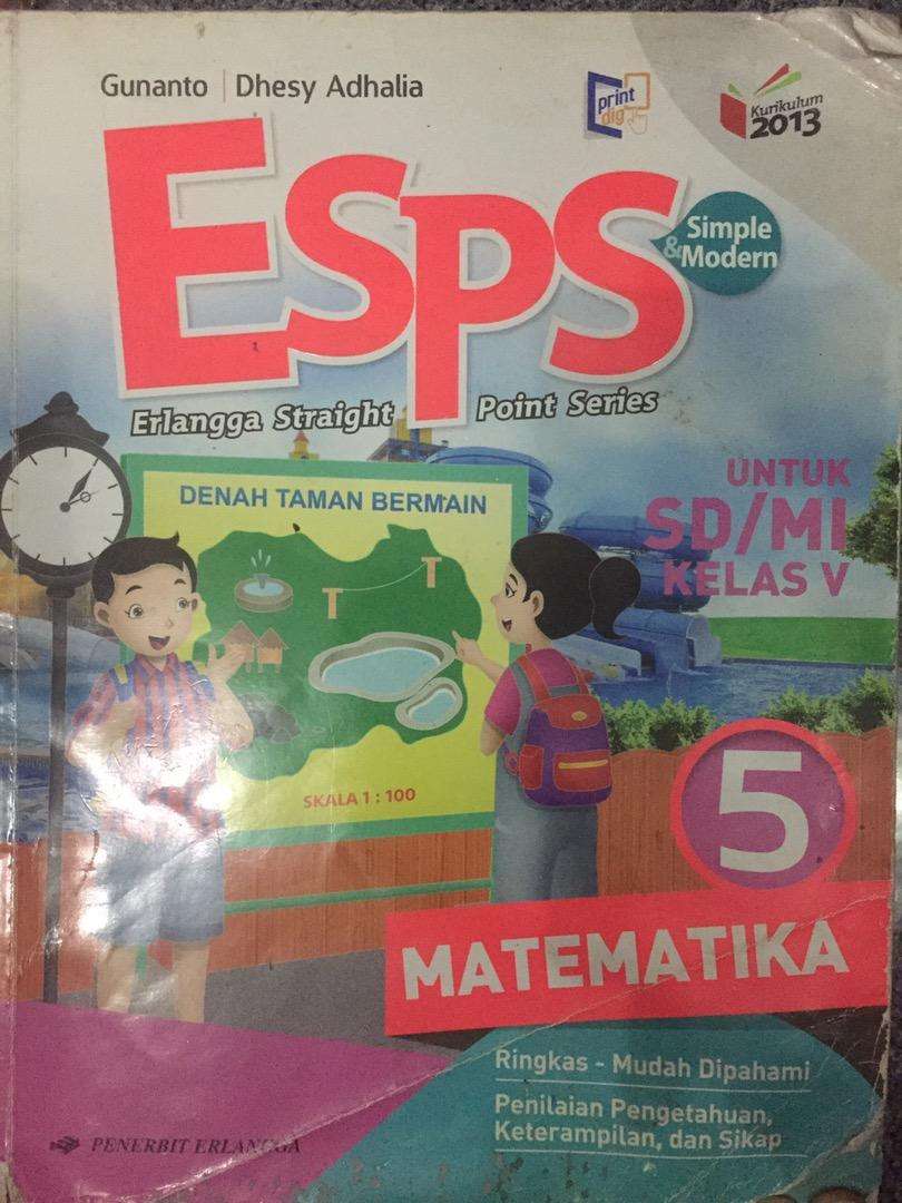 Detail Buku Esps Matematika Kelas 5 Erlangga Nomer 8