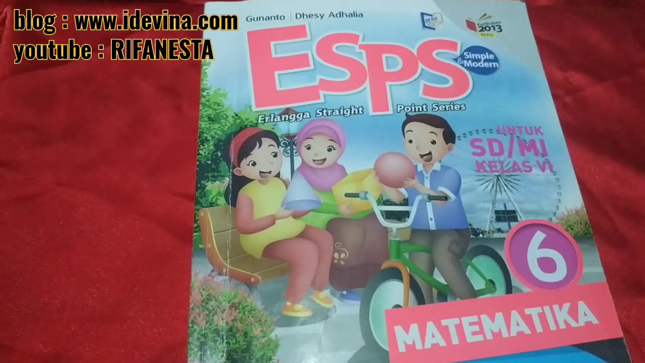 Detail Buku Esps Mtk Kelas 6 Nomer 10